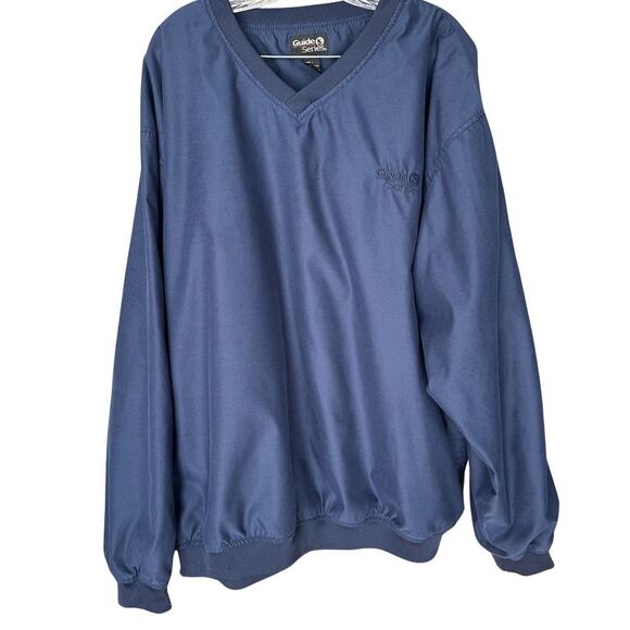 Guide Series Mens Lined Navy Blue Long Sleeve Pullover VNeck Size XXL - Picture 1 of 9
